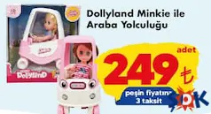 GOKİDY OYUNCAK DOLLYLAND MİNKİE İLE ARABA YOLCULUĞU